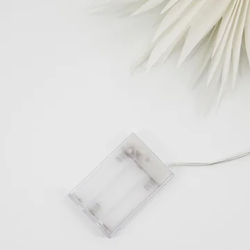 House Doctor - Gant, Top star LED-Christbaumleuchte, weiss / messing finish