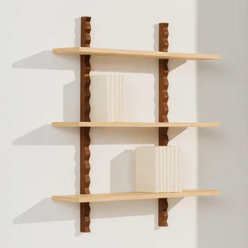 Nobodinoz x Heju - Wandregal 90 x 102 cm, Esche natur