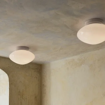 &Tradition - Mist AP22 Deckenleuchte / Wandleuchte, Ø 25 cm, matt weiss