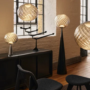 Tom Dixon - Whirl Leuchtenkollektion, silber