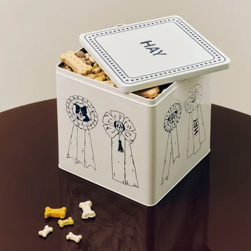 HAY - Dogs Futtervorratsdose L, blau / weiss