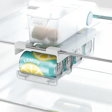 Joseph Joseph - FridgeStore Kühlschrank-Unterregalhalter für Dosen, weiss