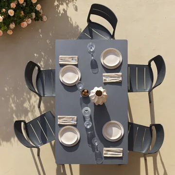 Nardi - Piave Tisch 160 x 90, anthrazit