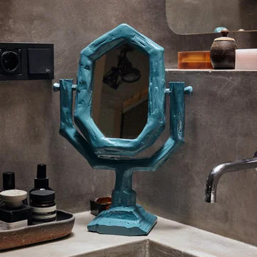 HKliving - Schminkspiegel, petrol