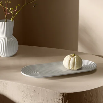 Lyngby Porcelæn - Lyngby Tura Servierschale oval, 34 x 14,5 cm