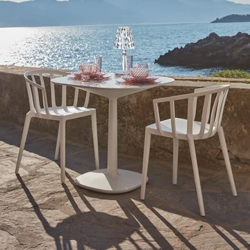 Kartell - Venice Mat Stuhl, weiss