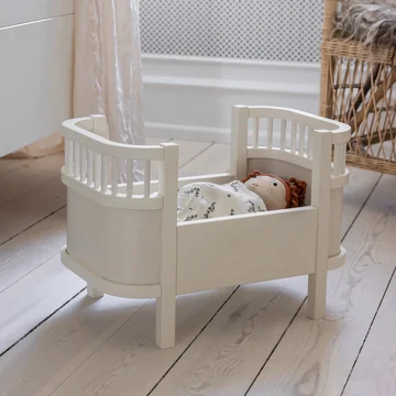 Sebra - Puppenbett und Matratze, weiss