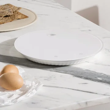 Alessi - Plissé Digital-Küchenwaage, weiss