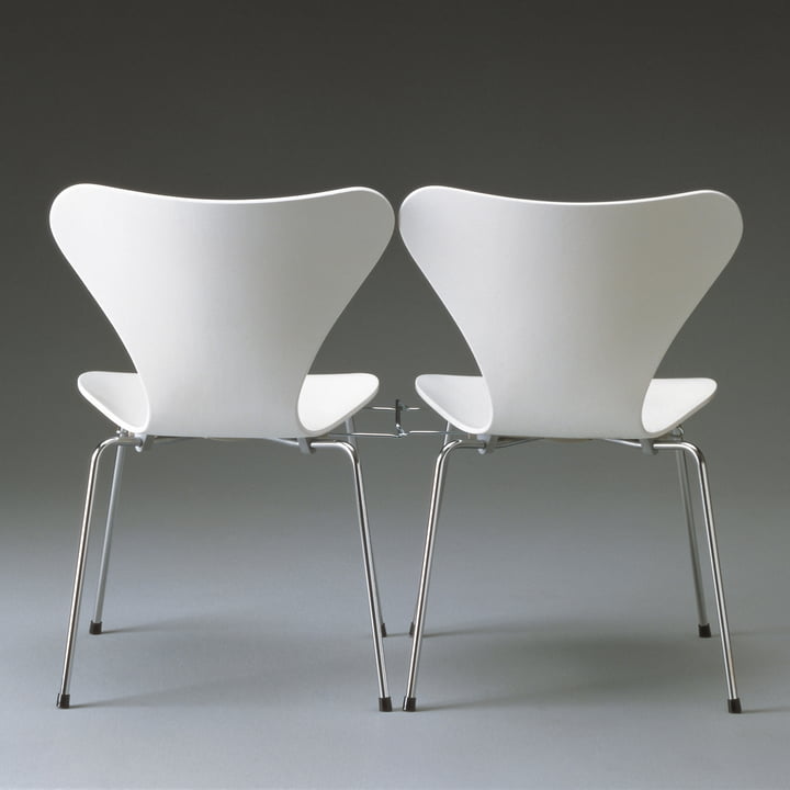 Serie 7 Stuhl Chrom von Fritz Hansen