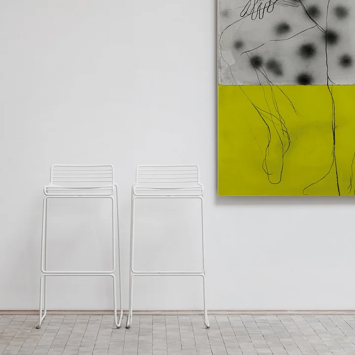 Der HAY Hee Barhocker in weiss