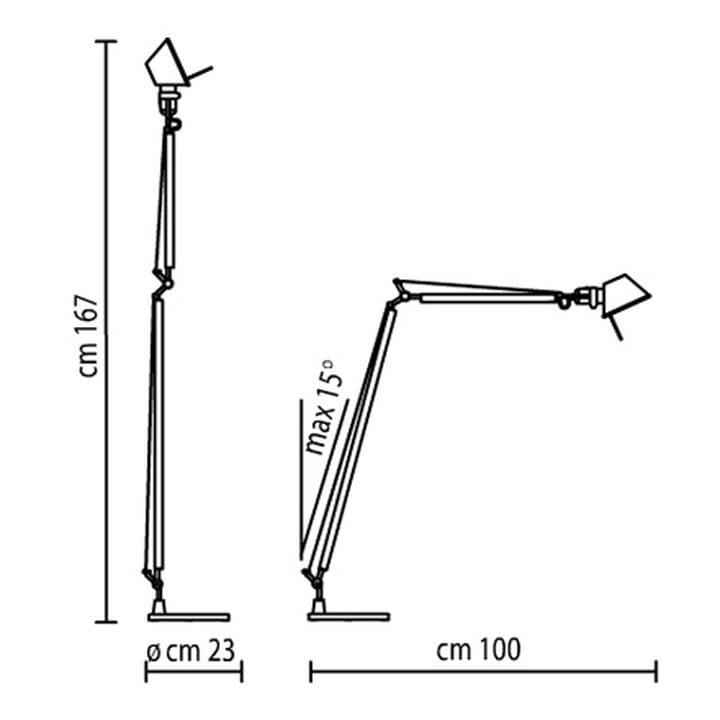 Artemide Tolomeo Lettura