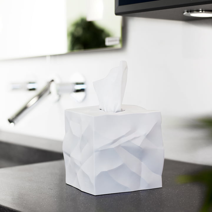 Wipy-Cube Tuchbox von Essey in weiss