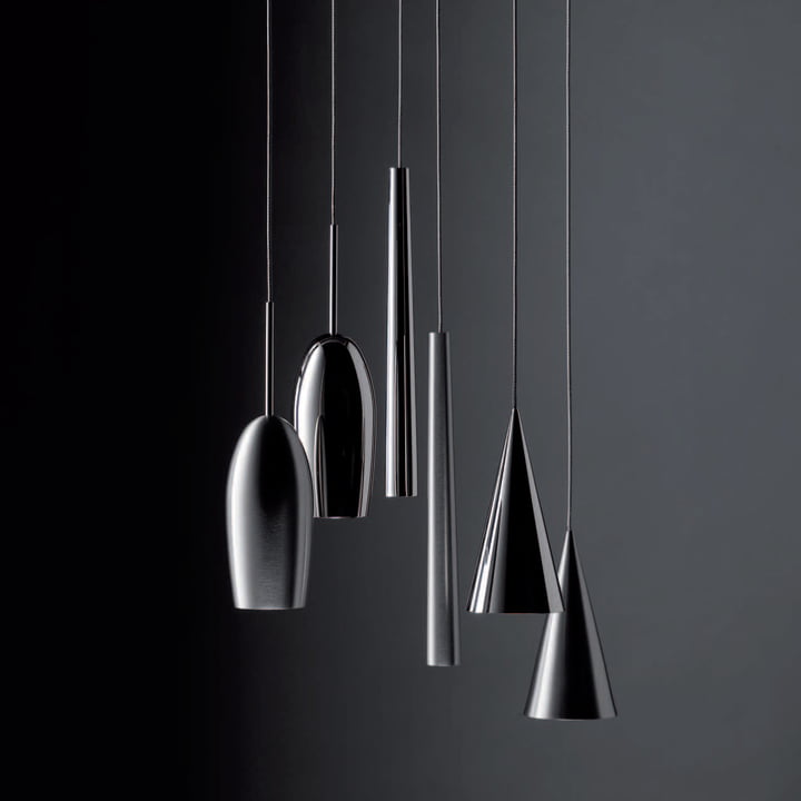 Flute Metall Pendelleuchte LED von Steng Licht