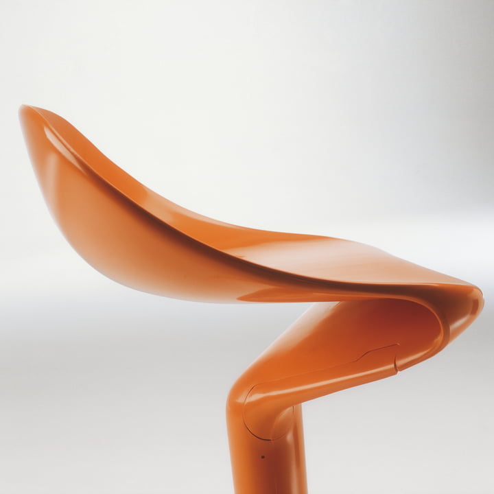 Spoon Barhocker von Kartell in orange