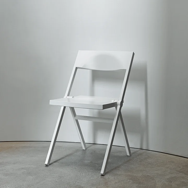 Piana Klappstuhl von Alessi in weiss