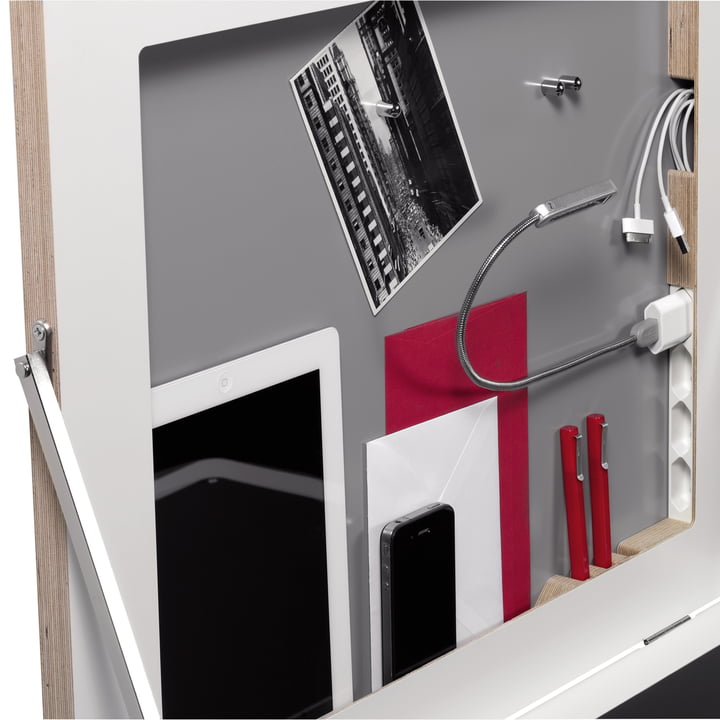 Müller Möbelwerkstätten - Workframe - offen, Rückwand