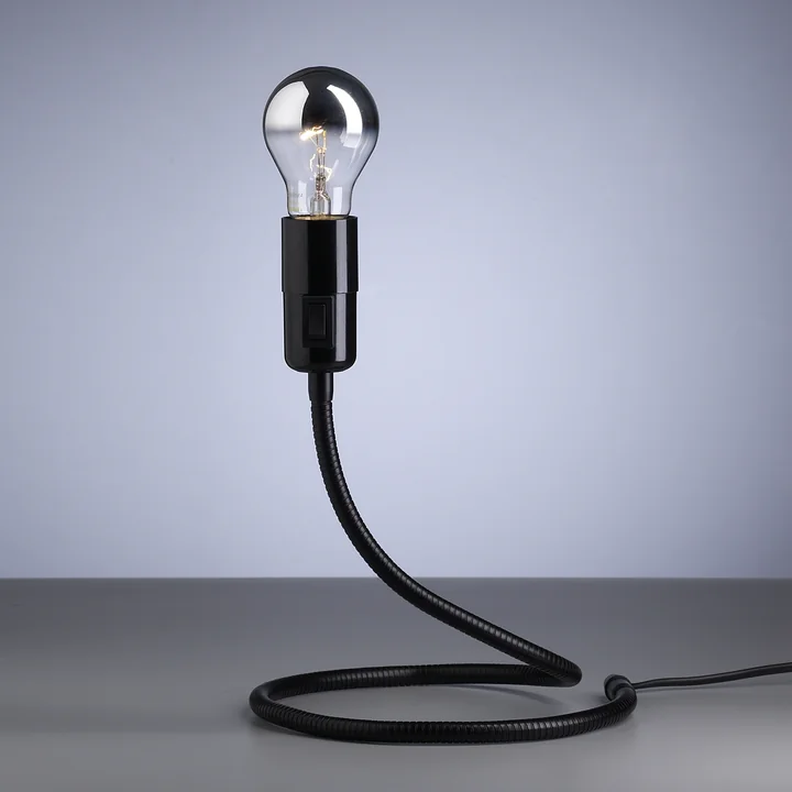 Tecnolumen - Lightworm Tischleuchte, schwarz