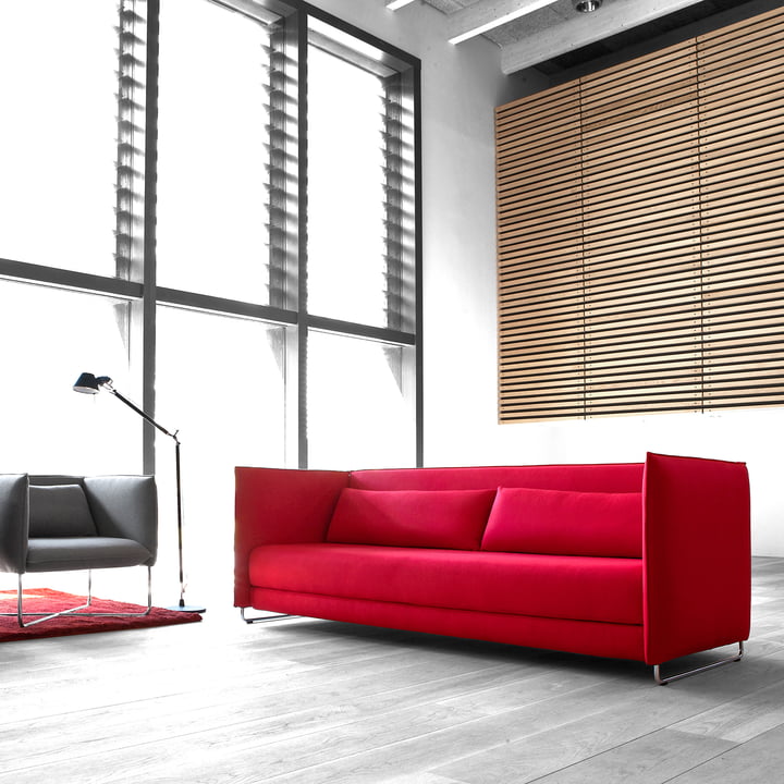 Softline - Metro Schlafsofa, rot