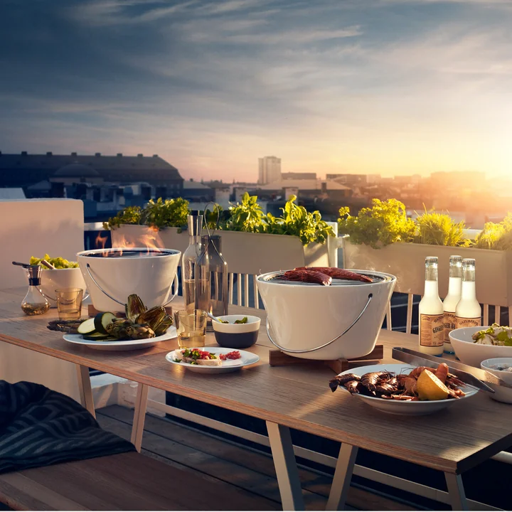 Eva Solo - Tischgrill, weiss