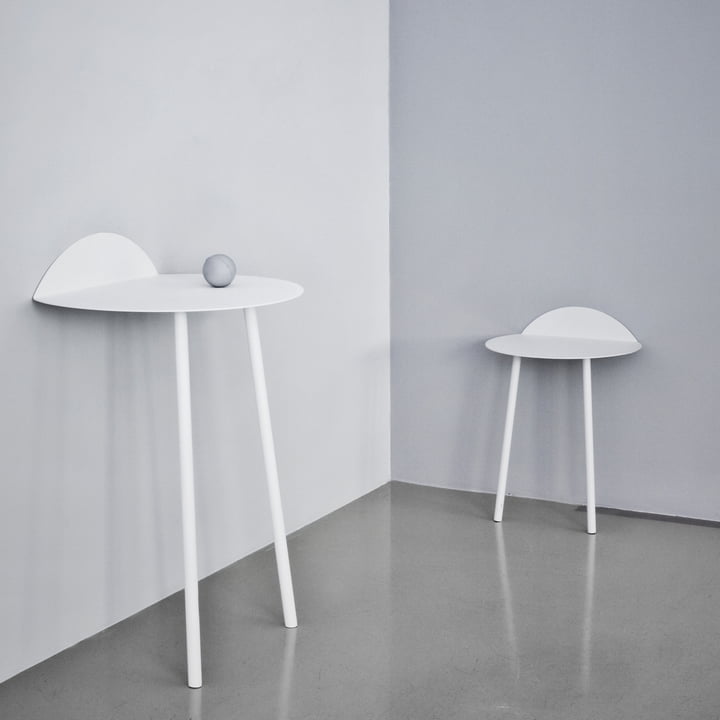 Yeh Wand-Tisch von Menu in Weiss