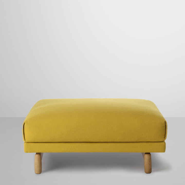 Rest Pouf von Muuto in Gelb