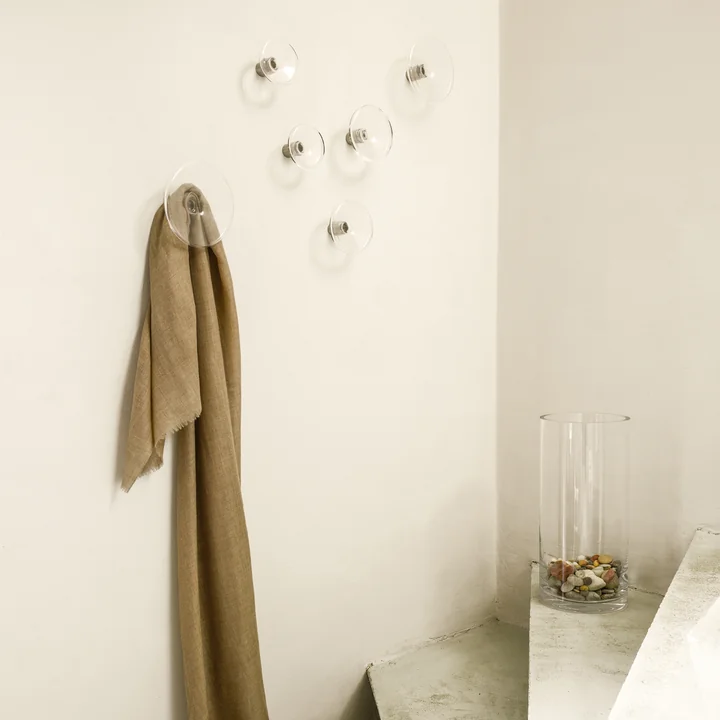 Transparenter Wandhaken für Ihr Bad