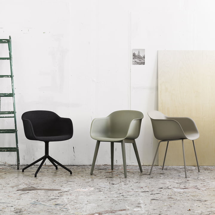 Recycelbarer Fiber Chair von Muuto