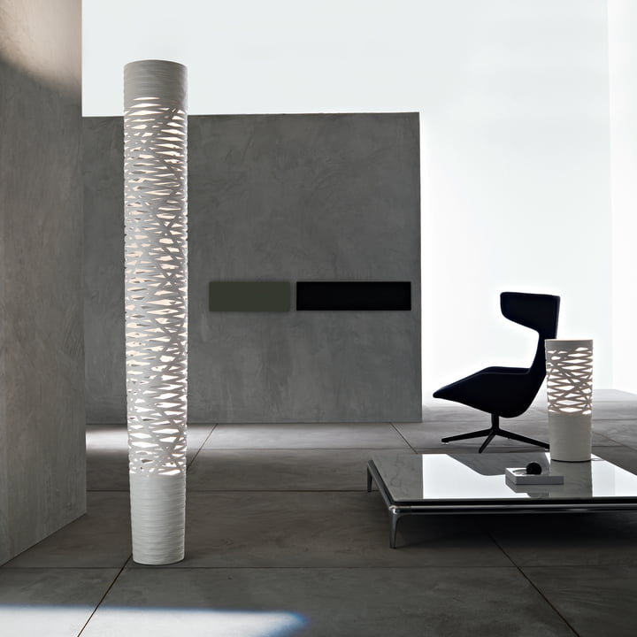 Die Tress Grande Stehleuchte von Foscarini in weiss