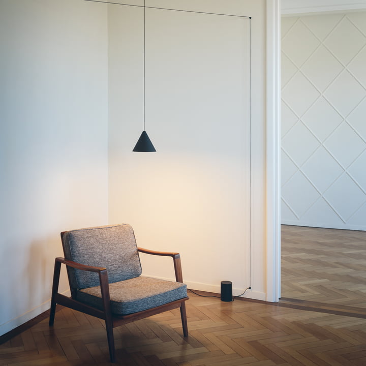 Flos - String Light Pendelleuchte, Kegelkopf