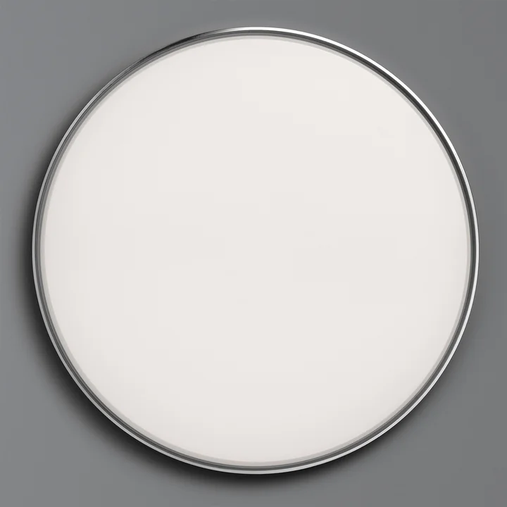 Flos - Clara Wand- und Deckenleuchte LED, weiss mit Dekoring Chrom
