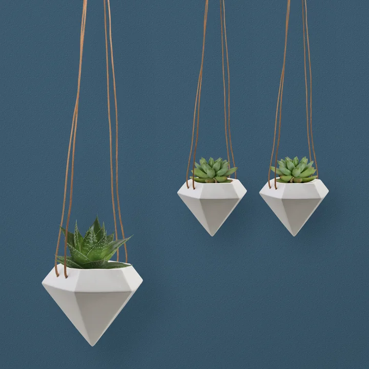Diamond hängende Keramikblumentöpfe von Novoform