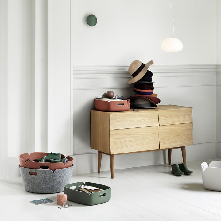 Restore Aufbewahrungskörbe und Tablett von Muuto