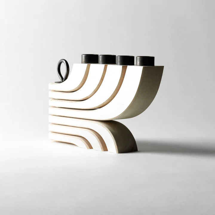 Nordic Light Kerzenleuchter 4-armig von Design House Stockholm in Weiss