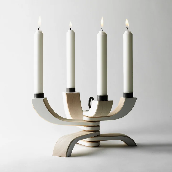 Nordic Light Kerzenleuchter 4-armig von Design House Stockholm in Weiss