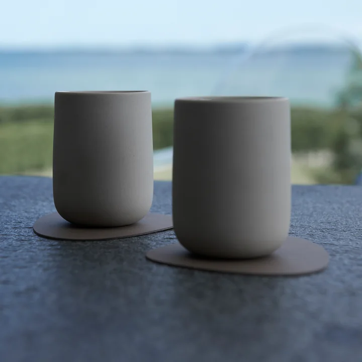 Glasuntersetzer Curve von Lind DNA