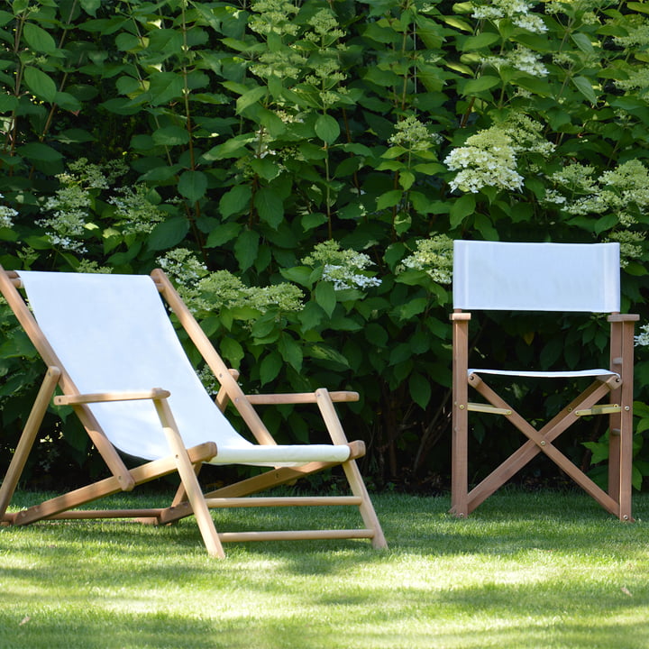 Deckchair Teakholz von Jan Kurtz