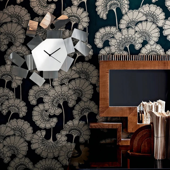 Unregelmässigen Formen und ein sechseckiges Ziffernblatt