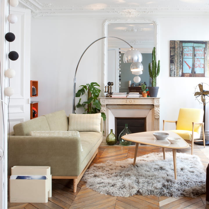 Wohnzimmer der 50er Jahre