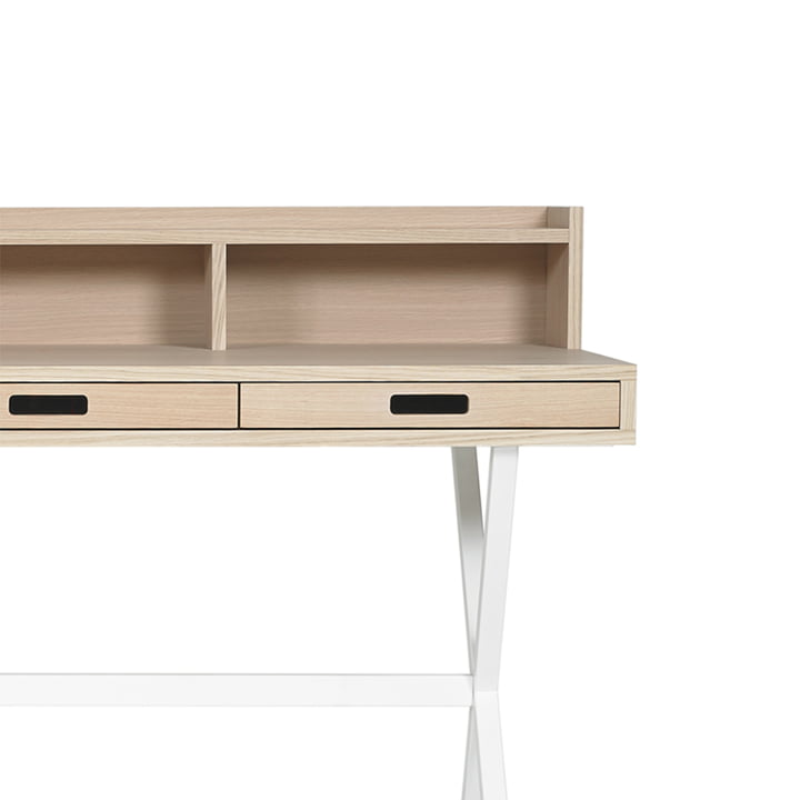 Sekretär Hyppolite mit weißem Untergestell