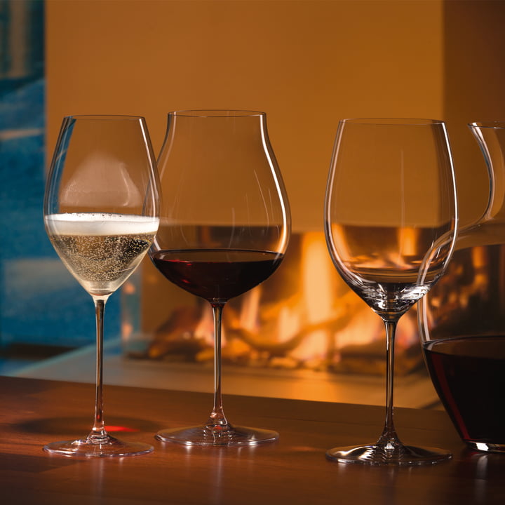 Riedel Veritas New World Pinot Noir/Nebbiolo/Rosé Champagnerglas, 2er