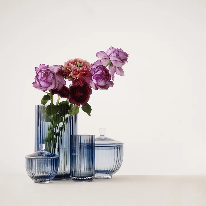 Glasvase von Lyngby Porcelæn
