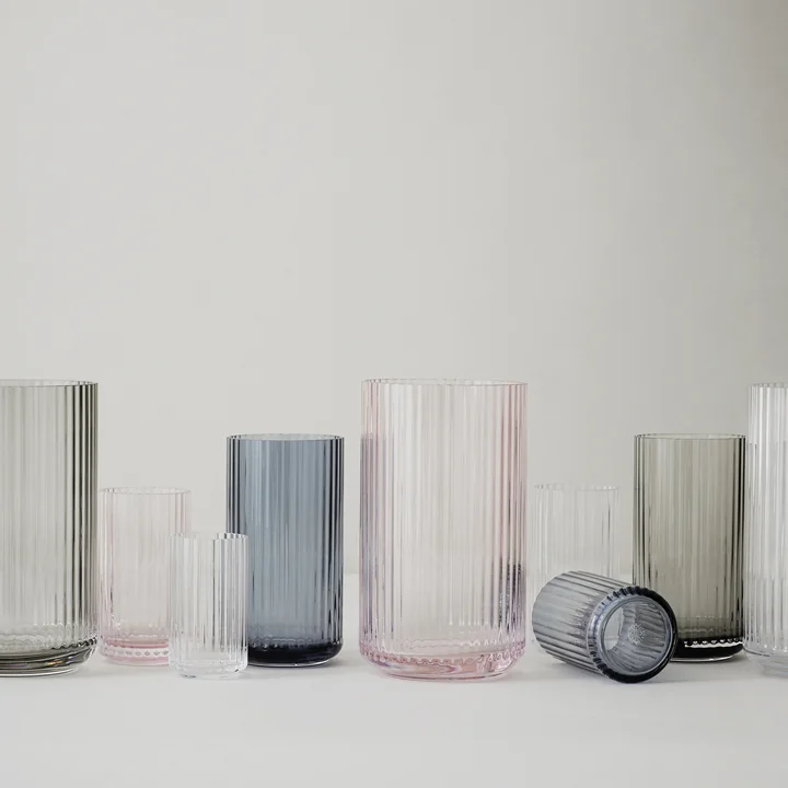 Glasvase von Lyngby Porcelæn