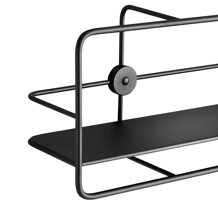Coupé Horizontal Shelf in Schwarz