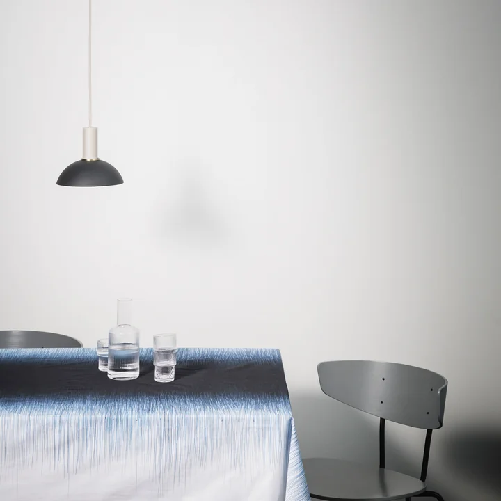 Der Ferm Living - Hoop Shade Lampenschirm in hellblau