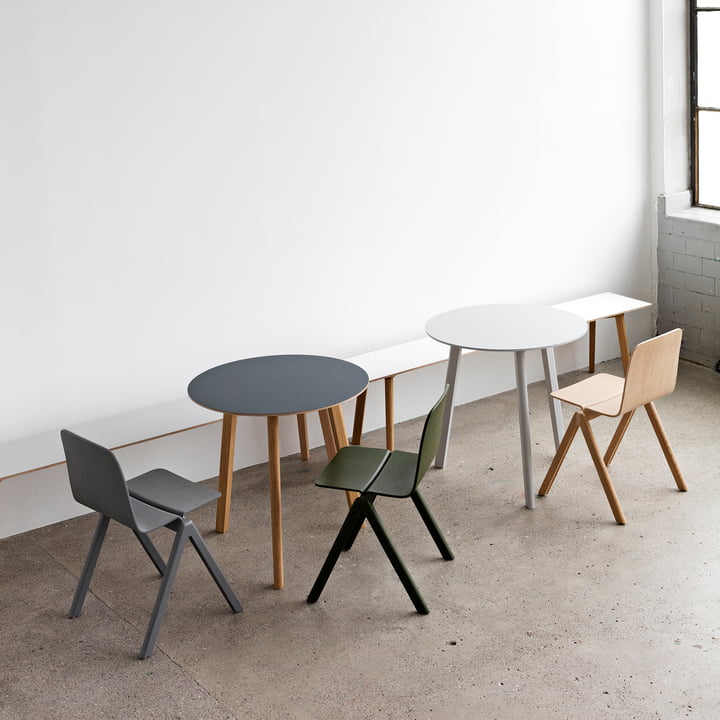 Hay - Copenhague CPH Deux 220 Tisch, Ø 75 cm