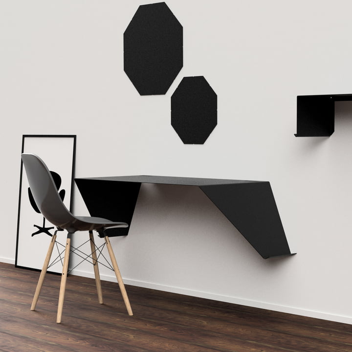 Desk01 von Nichba Design in Schwarz