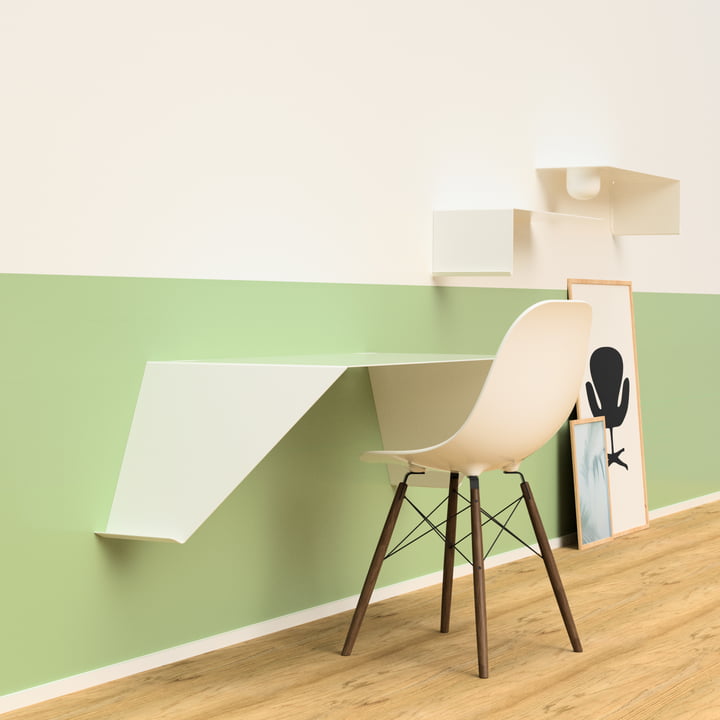 Desk01 von Nichba Design in Weiss