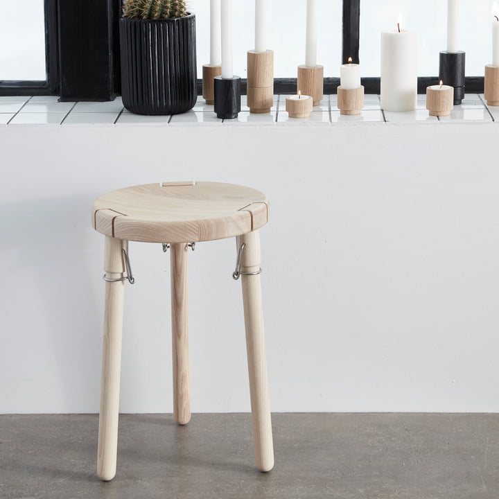 U1 Hocker und Create Me Kerzen- und Teelichthalter von Andersen Furniture