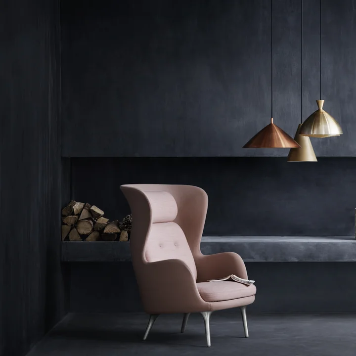 Ro Sessel von Fritz Hansen in Rosa