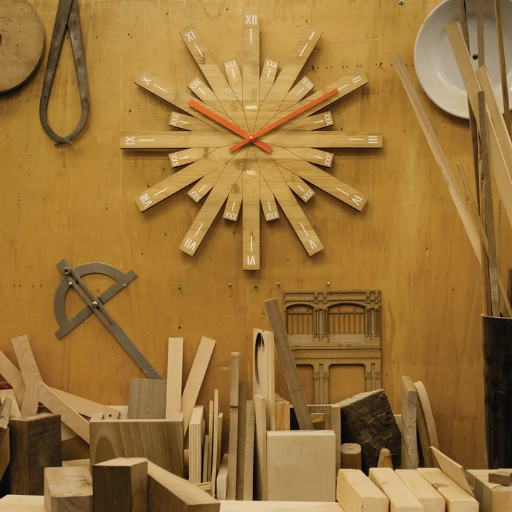 Raggiante Wanduhr von Alessi